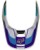 Fox V1 Tro Helmschirm blau L blau